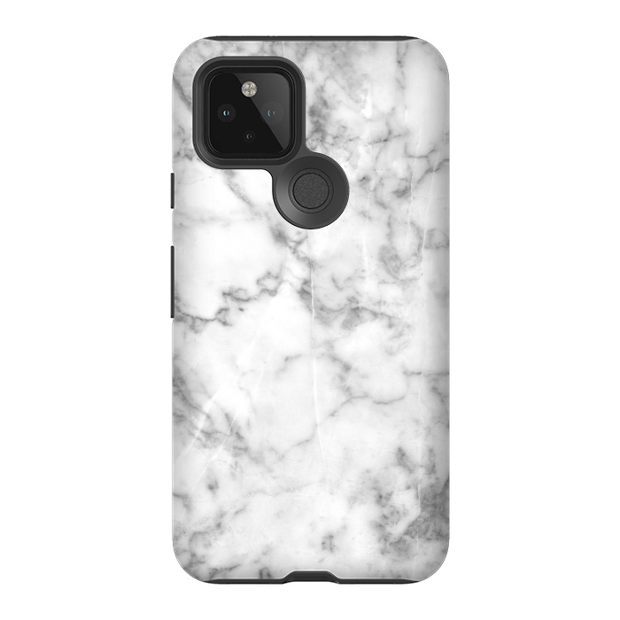 Pixel 5 StrongFit White Marble III by amini54