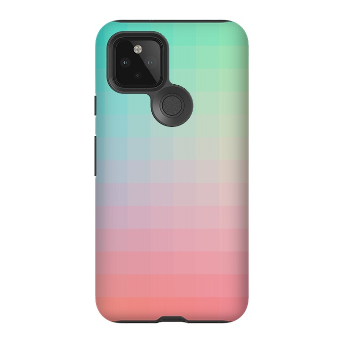 Pixel 5 StrongFit Gradient, Pink and Teal by amini54
