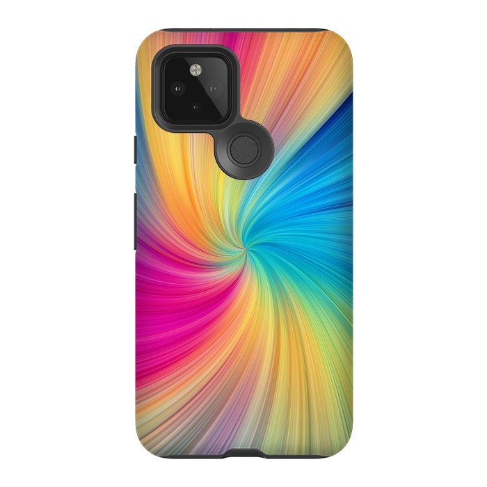 Pixel 5 StrongFit Rainbow Abstract Design by Art Design Works