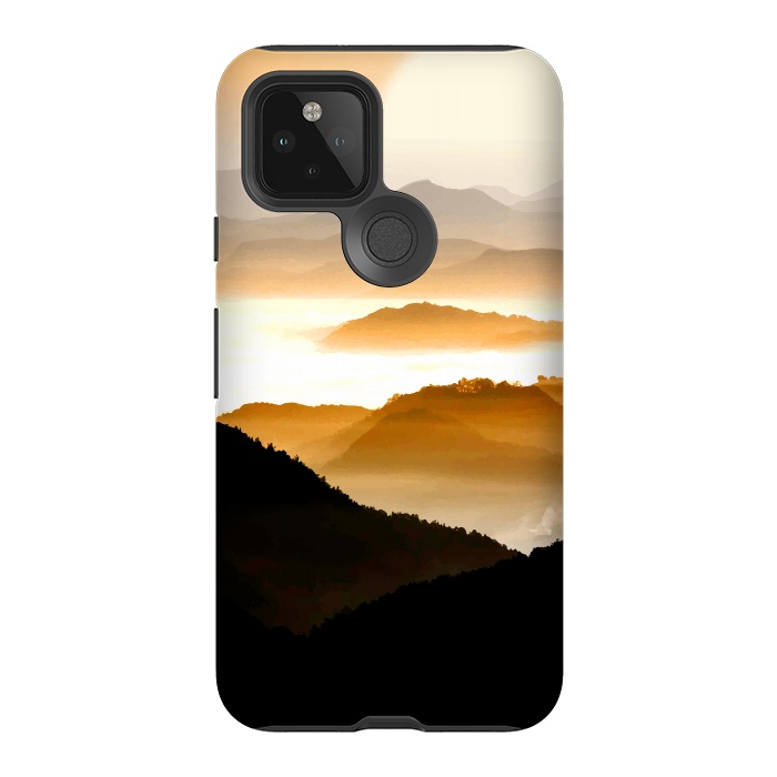 Pixel 5 StrongFit Sunrise Mountain by Creativeaxle