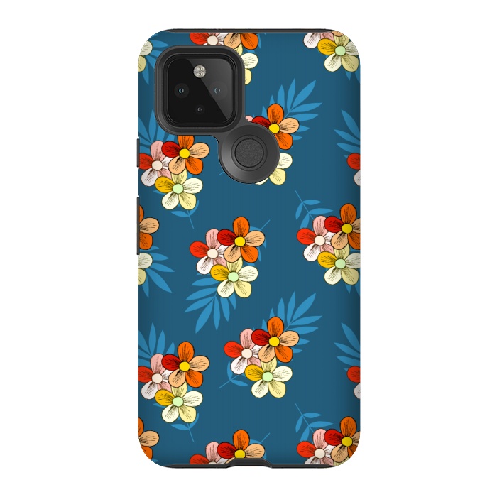 Pixel 5 StrongFit Summer Wind Floral Pattern by Creativeaxle