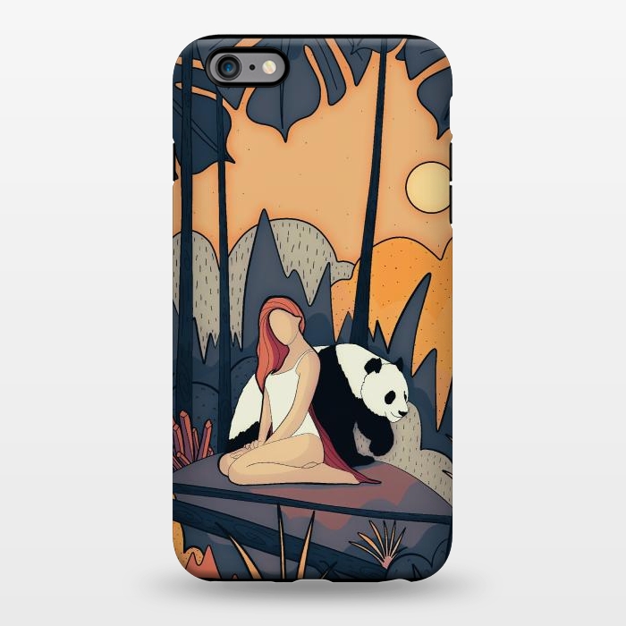 iPhone 6/6s plus StrongFit The panda and the girl by Steve Wade (Swade)