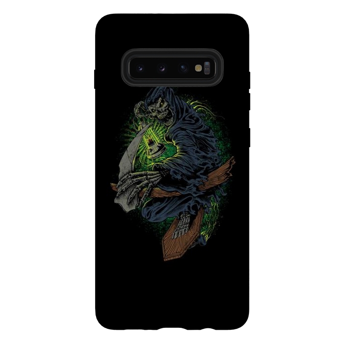 Galaxy S10 plus StrongFit Grim Reaper 1 by Afif Quilimo