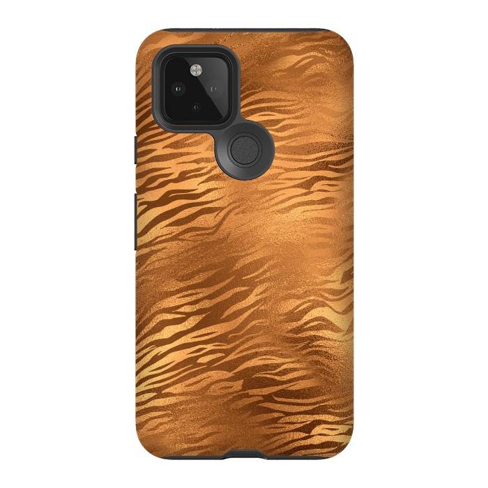 Pixel 5 StrongFit Copper Tiger Fur by  Utart
