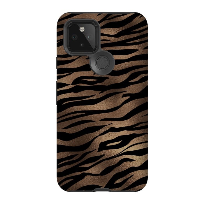 Pixel 5 StrongFit Mocca and Black Tiger Fur by  Utart