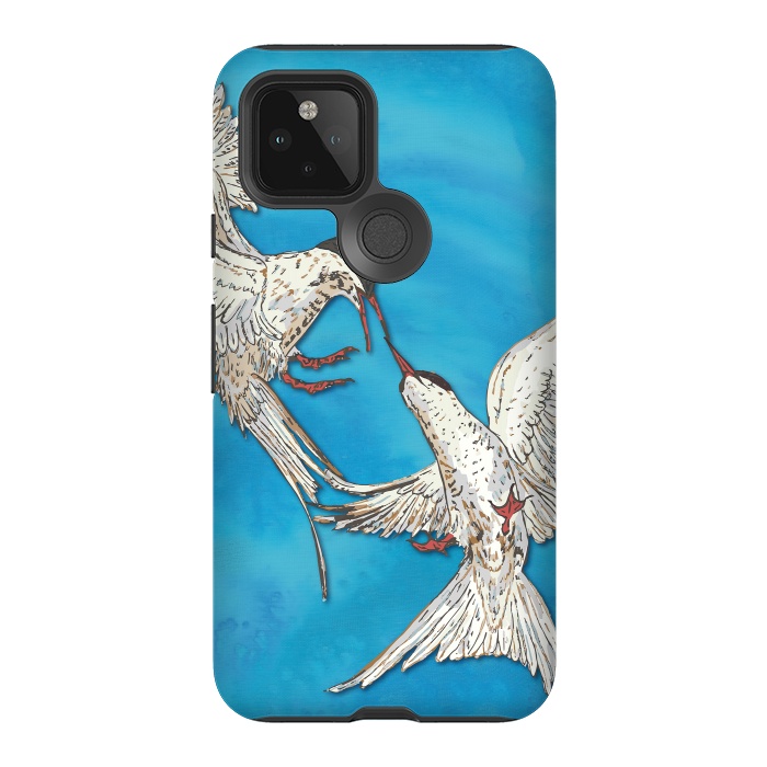 Pixel 5 StrongFit Arctic Terns by Lotti Brown