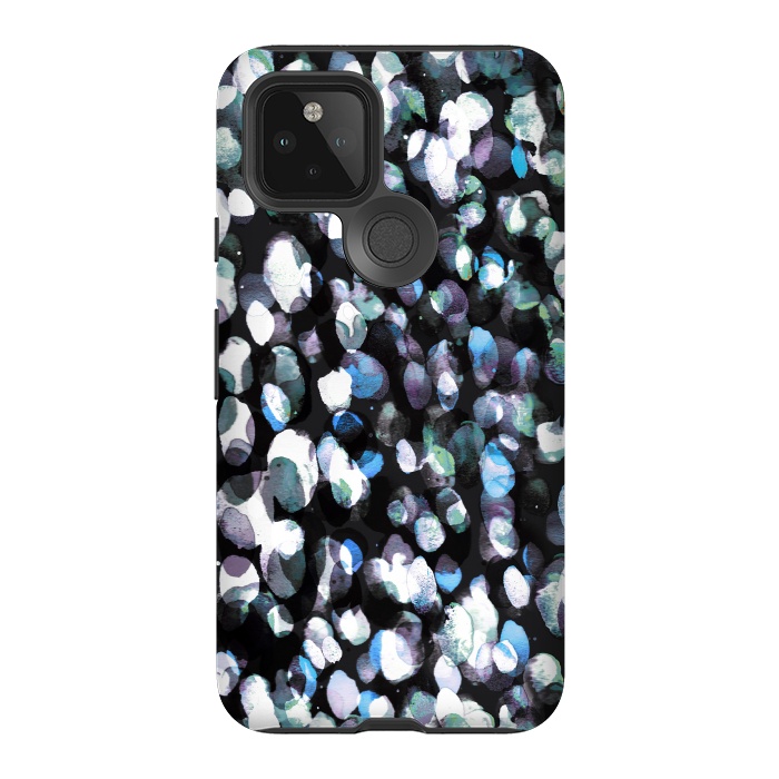 Pixel 5 StrongFit Watercolor spotted abstract art by Oana 