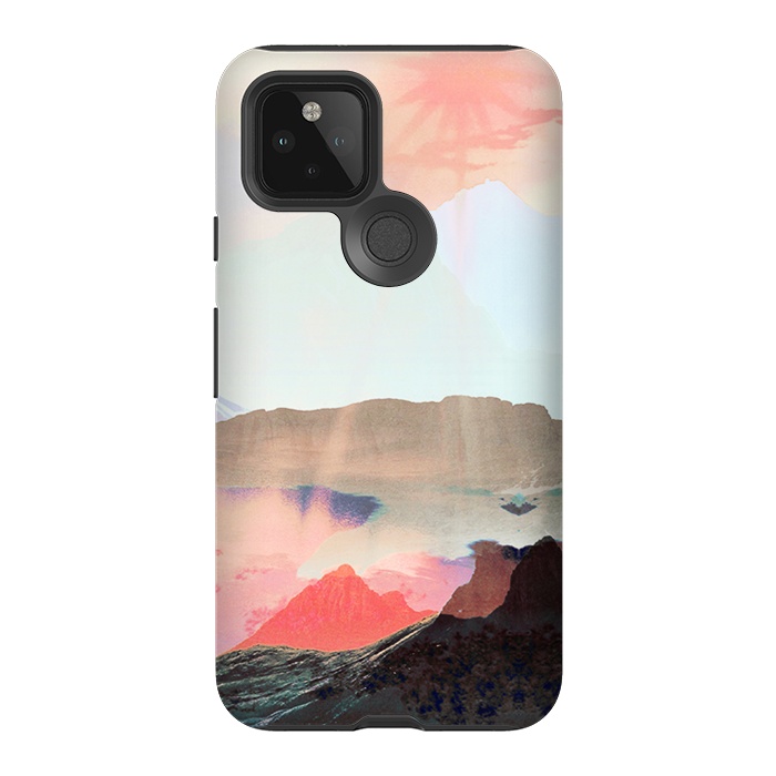 Pixel 5 StrongFit Elegant mountain sunset landscape by Oana 