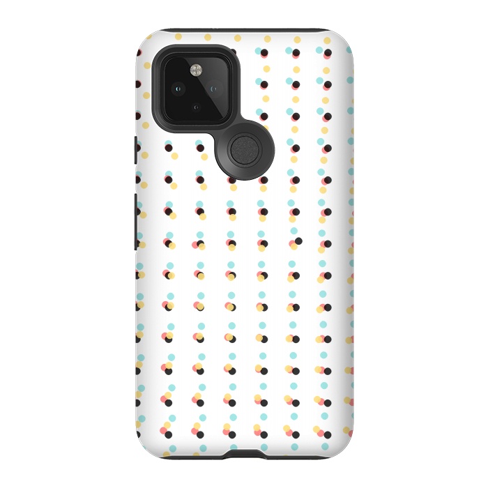 Pixel 5 StrongFit Abstract Painting Polka Dots Pattern by amini54