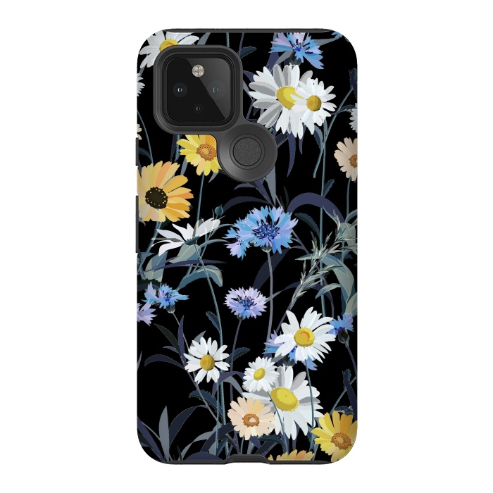 Pixel 5 StrongFit Daisy wild flower meadow by Oana 