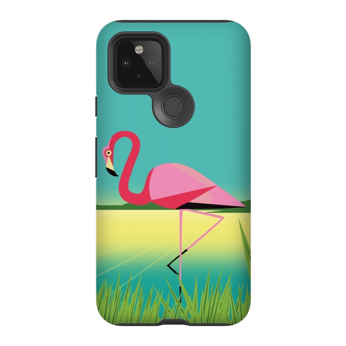 Pixel 5 StrongFit Flamingo Landscape by Carlos Maciel