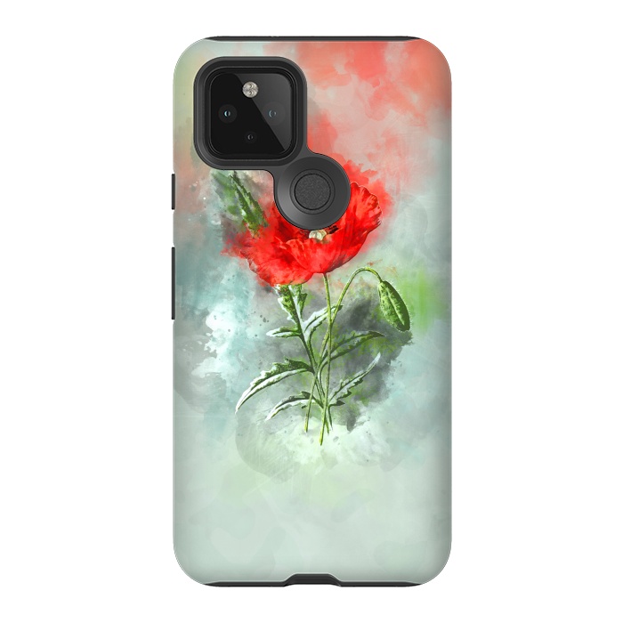 Pixel 5 StrongFit Red Poppy by Creativeaxle