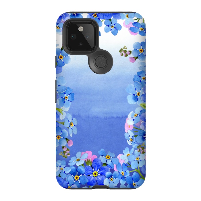 Pixel 5 StrongFit Forget me not - Floral Spring Dream by  Utart