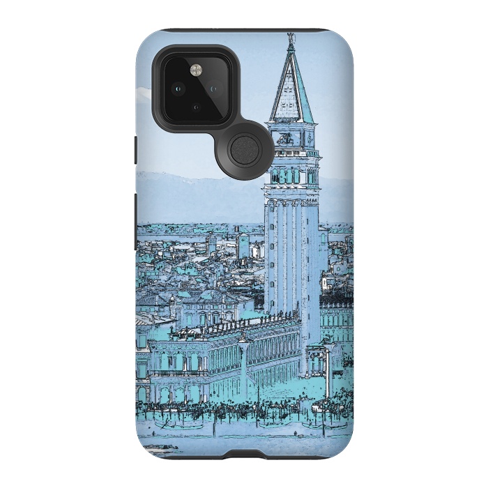 Pixel 5 StrongFit San Marco Venice Italy watercolor painting by Oana 