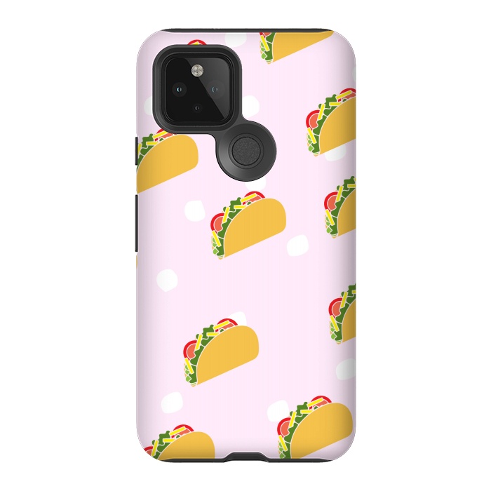 Pixel 5 StrongFit Cute Tacos by Karolina