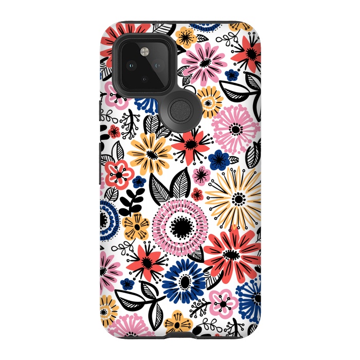 Pixel 5 StrongFit Floral by Laura Grant