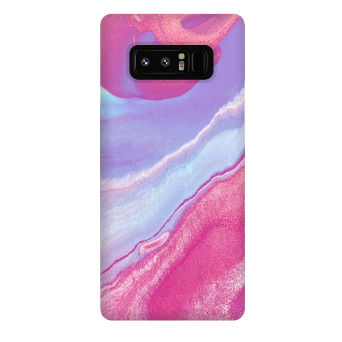 Galaxy Note 8 StrongFit Pink Wave by Ashley Camille