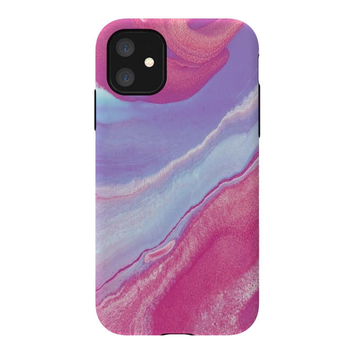 iPhone 11 StrongFit Pink Wave by Ashley Camille