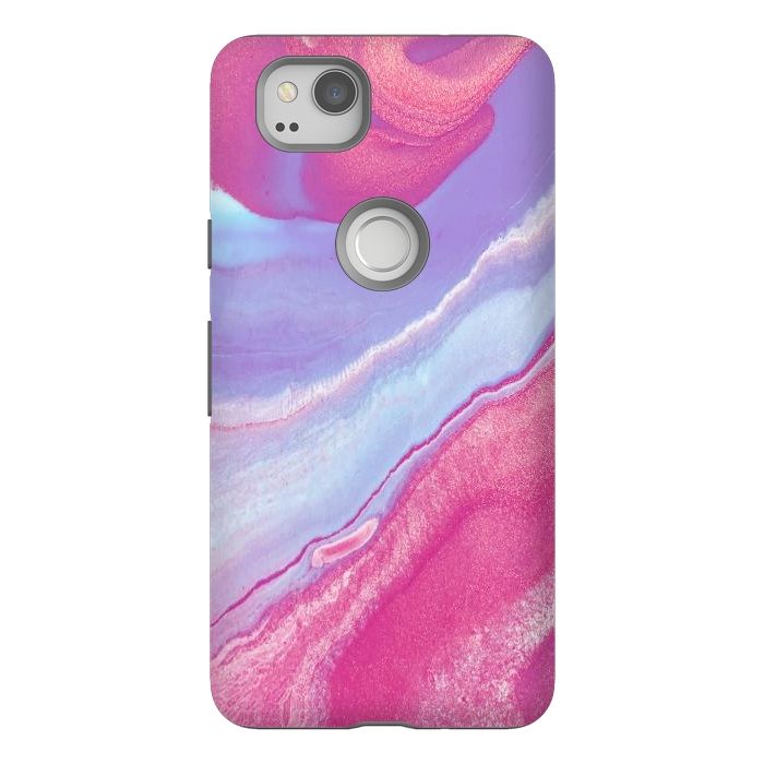 Pixel 2 StrongFit Pink Wave by Ashley Camille