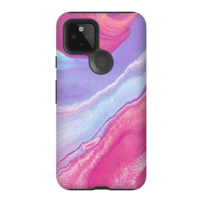 Pixel 5 StrongFit Pink Wave by Ashley Camille