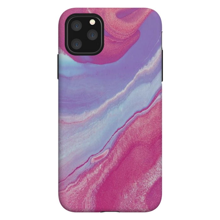 iPhone 11 Pro Max StrongFit Pink Wave by Ashley Camille