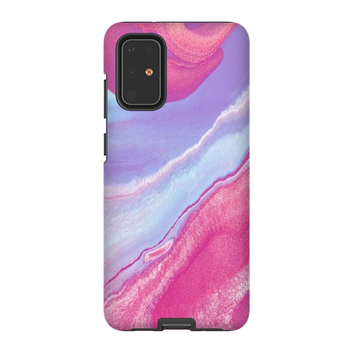 Galaxy S20 Plus StrongFit Pink Wave by Ashley Camille