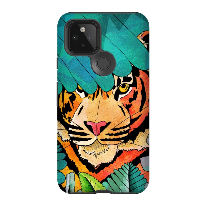Pixel 5 StrongFit Jungle tiger hunter by Steve Wade (Swade)