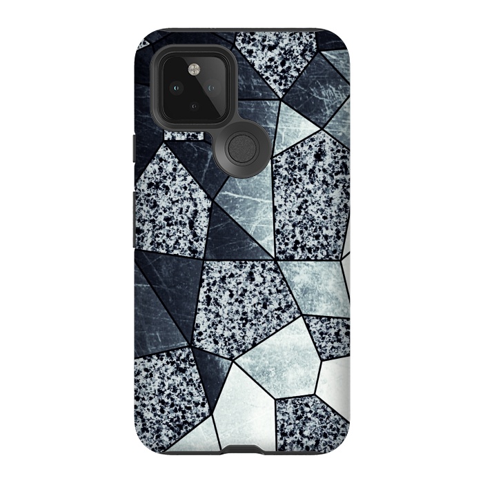 Pixel 5 StrongFit Geometric marble. by Jms