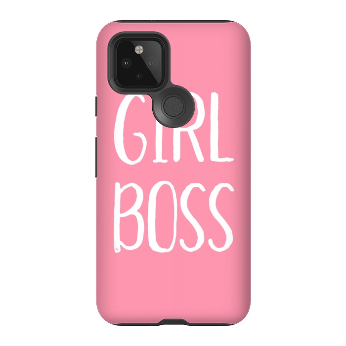 Pixel 5 StrongFit Pink Girl Boss by Martina