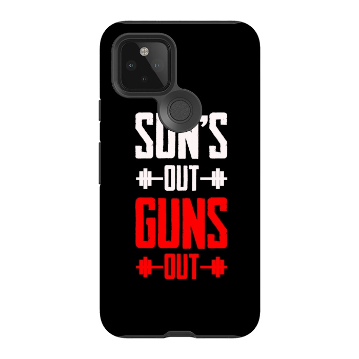 Pixel 5 StrongFit suns out guns out by TMSarts