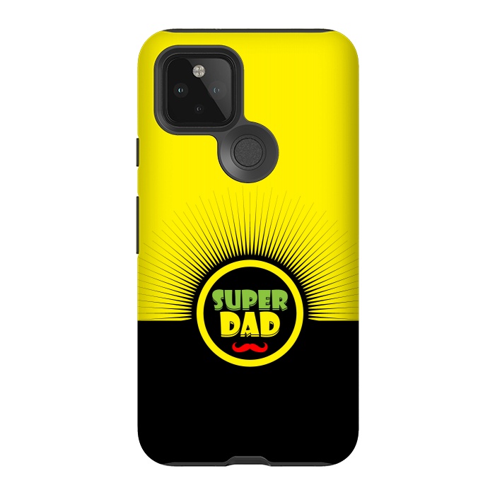 Pixel 5 StrongFit super dad mustache by TMSarts