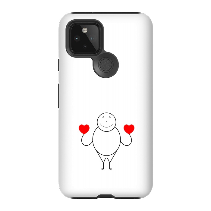 Pixel 5 StrongFit stick human love by TMSarts