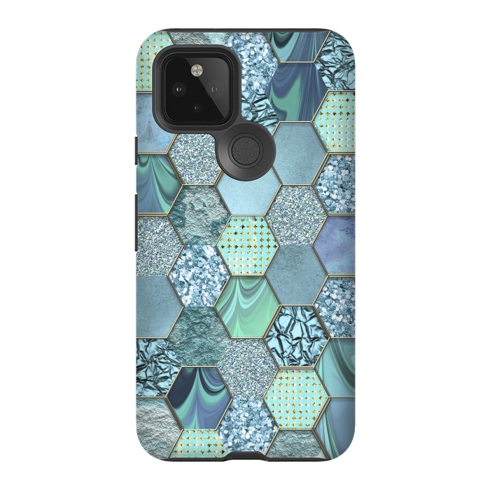 Pixel 5 StrongFit Glamorous Hexagon  by Andrea Haase