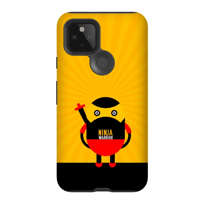 Pixel 5 StrongFit ninja warrior yellow by TMSarts