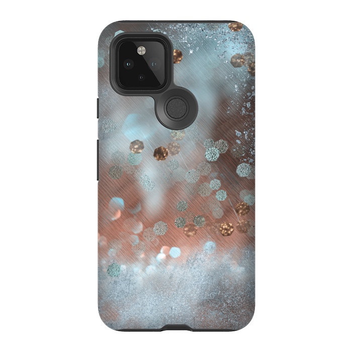 Pixel 5 StrongFit Copper Teal Glamour by Andrea Haase