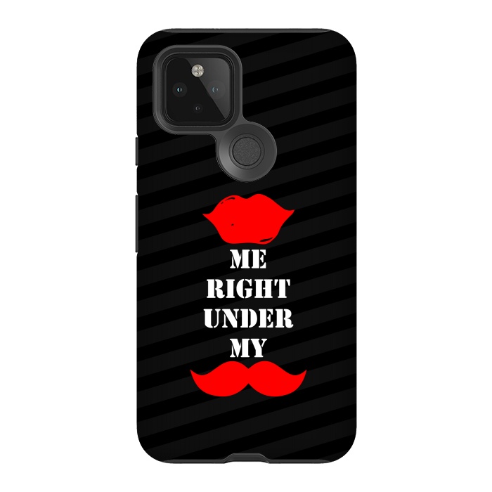Pixel 5 StrongFit kiss me mustache by TMSarts
