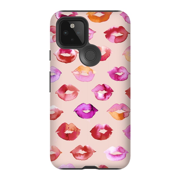 Pixel 5 StrongFit Sweet Kisses Lips by Ninola Design