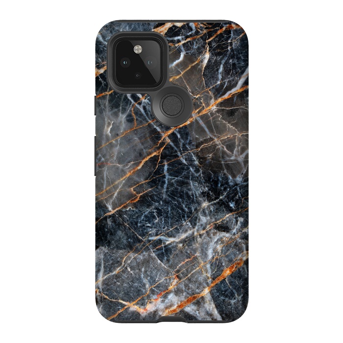 Pixel 5 StrongFit Marble Gray Stone by ArtsCase