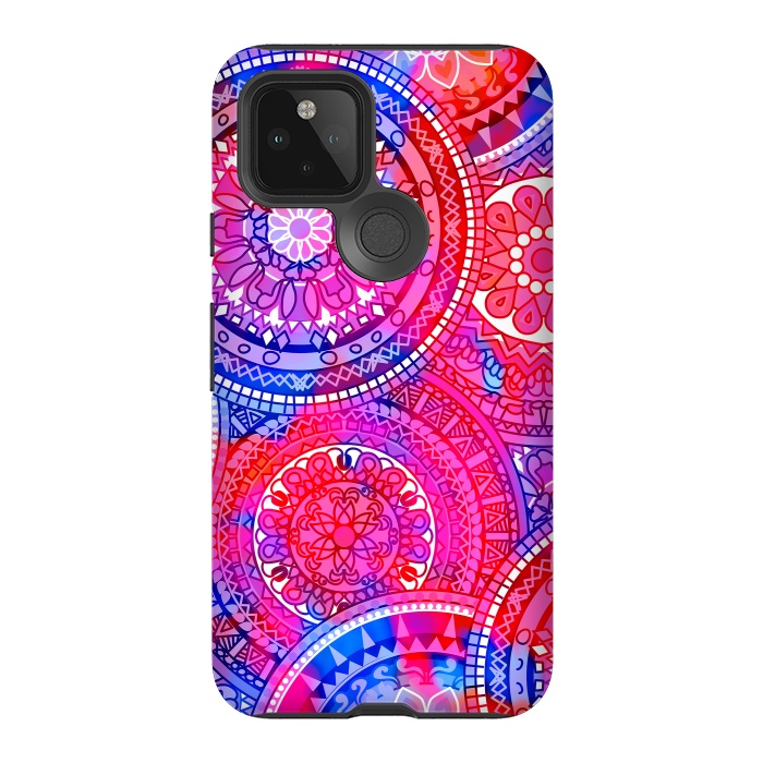 Pixel 5 StrongFit Tone On Tone In Red 89 by ArtsCase