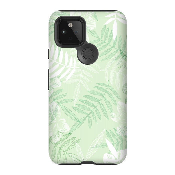 Pixel 5 StrongFit tropical Green  by Rose Halsey