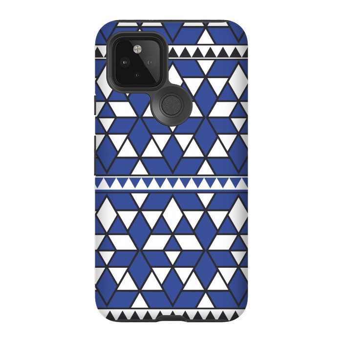Pixel 5 StrongFit blue triangle by TMSarts