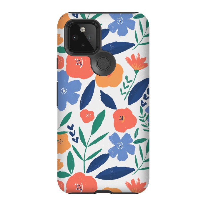 Pixel 5 StrongFit bold minimal flower pattern by lauradidthis