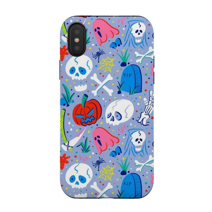 iPhone Xs / X StrongFit Horror Pattern by Afif Quilimo