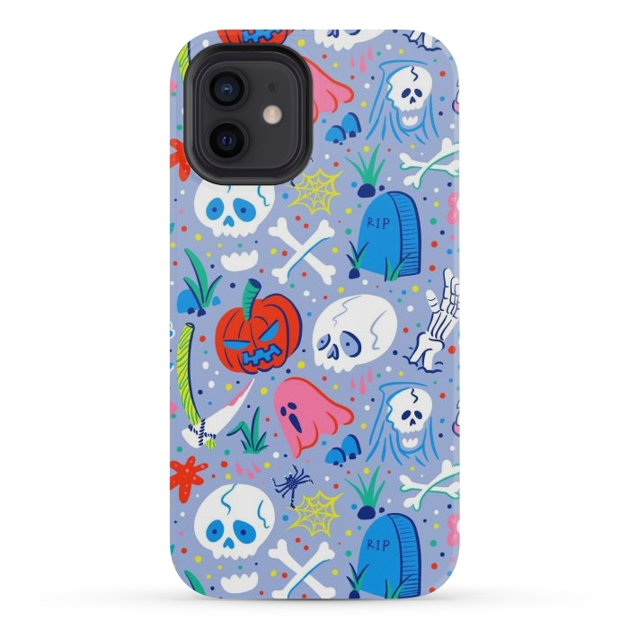 iPhone 12 mini StrongFit Horror Pattern by Afif Quilimo