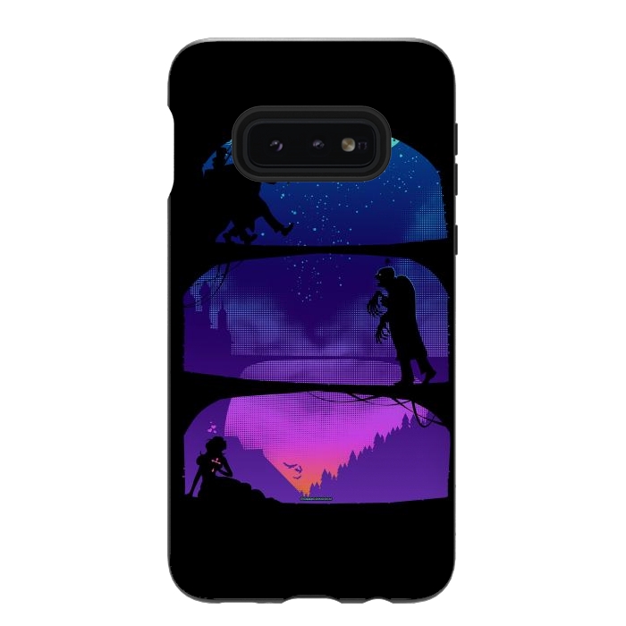 Galaxy S10e StrongFit Burn the monster by Draco