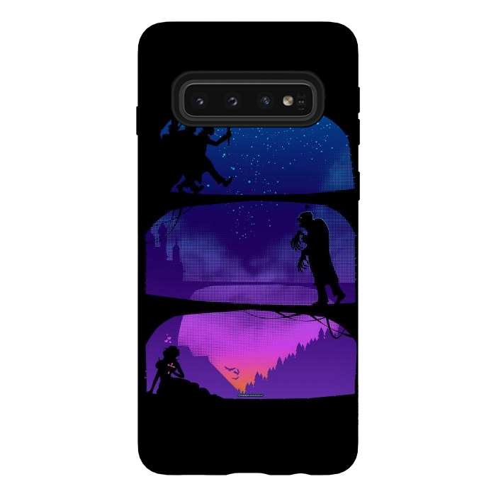 Galaxy S10 StrongFit Burn the monster by Draco