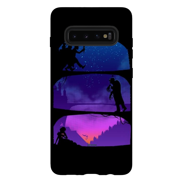 Galaxy S10 plus StrongFit Burn the monster by Draco