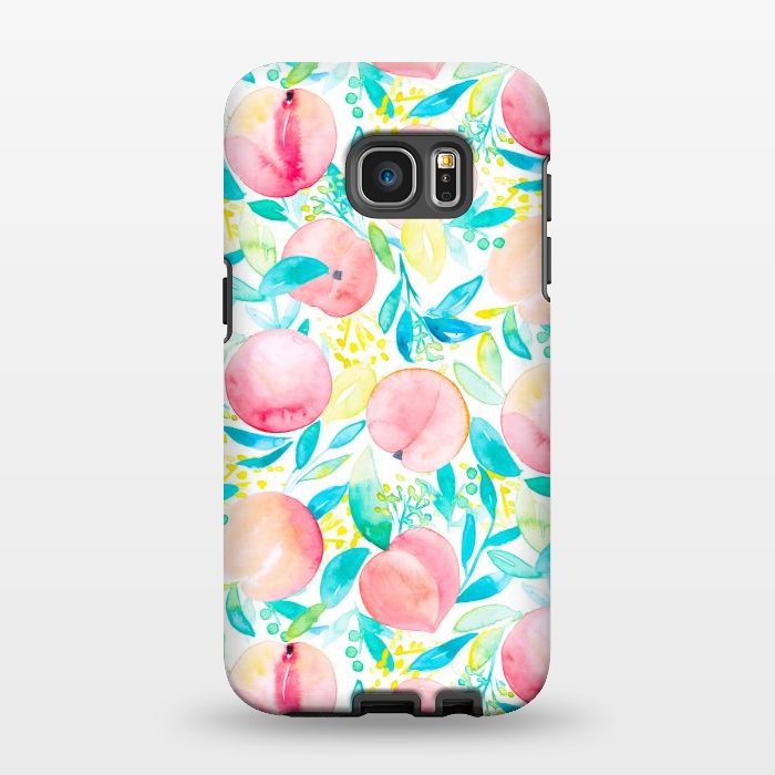 Galaxy S7 EDGE StrongFit Peachy Peach by gingerlique
