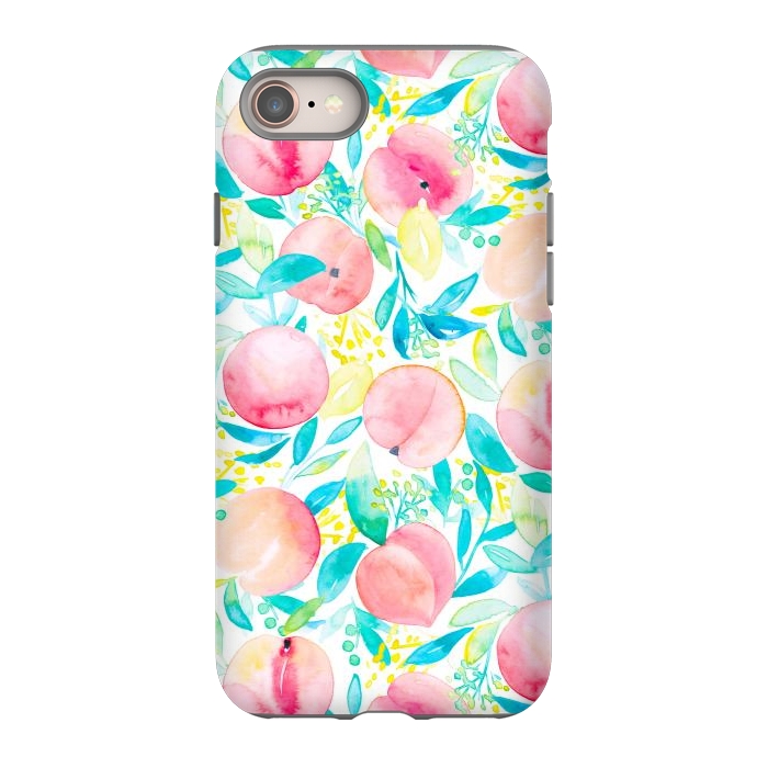 iPhone 8 StrongFit Peachy Peach by gingerlique