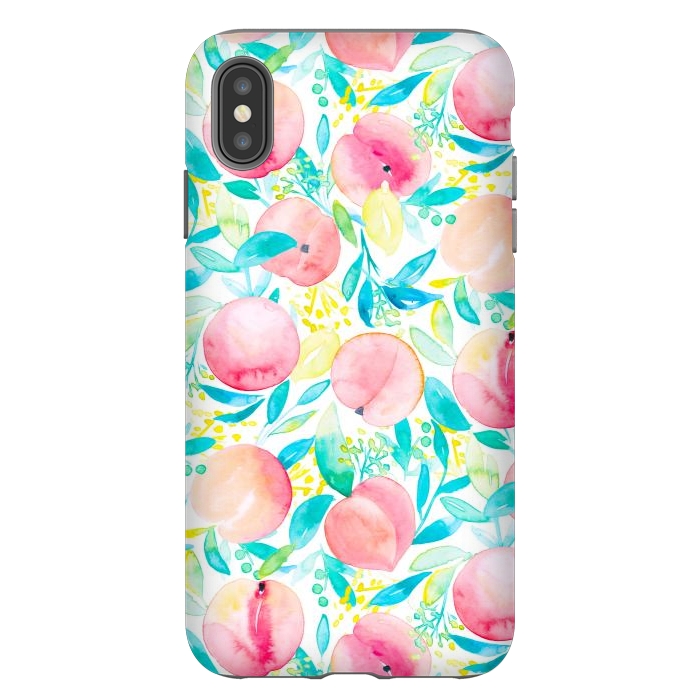 iPhone Xs Max StrongFit Peachy Peach by gingerlique